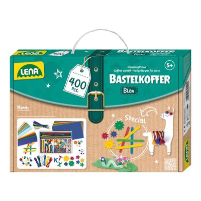 Lena Knutselkoffer Blauw 400 stuks