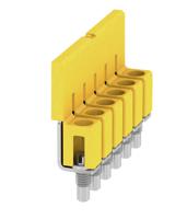 Weidmüller 1054060000 Dwarsverbinder Geel 10 stuk(s) - thumbnail