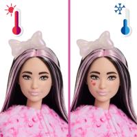 Barbie Cutie Reveal knuffel serie pop roze lammetje - thumbnail