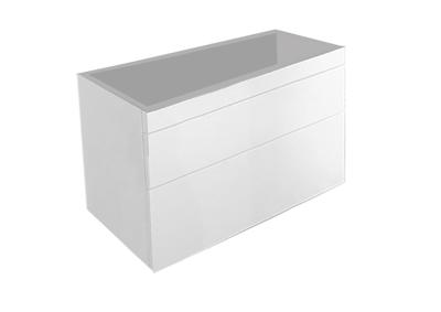 Onderkast Best Design Beauty Greeploos 100 cm Glanzend Wit