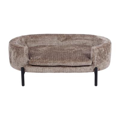 Richmond Huisdierenbed 'Dolly' Chenille, kleur Stone Richmond Huisdierenbed 'Dolly' Chenille, kleur Stone