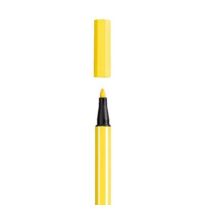 STABILO Pen 68 viltstift, citroengeel