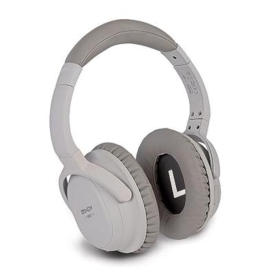 LINDY LH500XW Over Ear koptelefoon HiFi Bluetooth Stereo Grijs Noise Cancelling