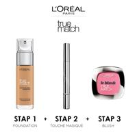 L’Oréal Paris Make-Up Designer True Match Foundation 8.N Cappuccino - Natuurlijk Dekkende Foundation met Hyaluronzuur en SPF 17 - 30 ml - thumbnail