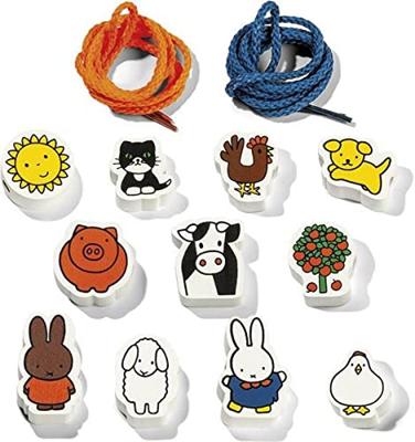 Nijntje Houten Rijgkralen Boerderijthema