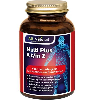 All Natural Multi Plus A-Z Tabletten All Natural Multi Plus A-Z Tabletten