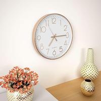 VidaXL Wandklok 30 cm roségoud - thumbnail