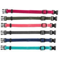 Trixie puppy halsbandset fuchsia/grafiet/indigo/groen/koraal/blauw - thumbnail