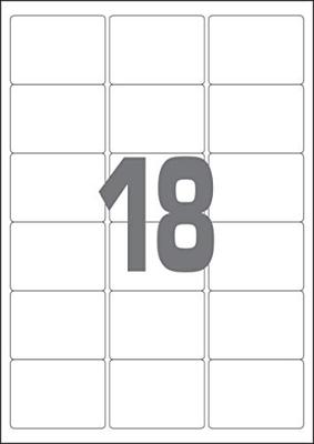 A4 etiketten 63,5 x 46,6 mm wit 100 vel Sorex A4 etiketten 63,5 x 46,6 mm wit 100 vel Sorex