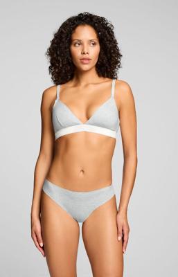 Puma Dames Strings Invisible Cotton 2-pack Light Grey Melange-L