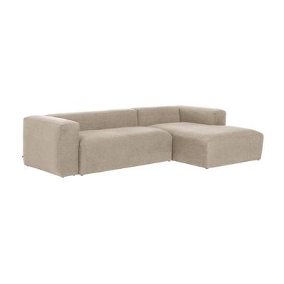 Kave Home Loungebank 'Blok' Rechts 300cm, kleur Beige