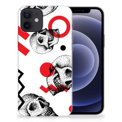 Silicone Back Case iPhone 12 | 12 Pro (6.1") Skull Red Silicone Back Case iPhone 12 | 12 Pro (6.1") Skull Red