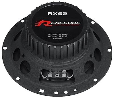 Renegade RX62 2-weg coaxiale inbouwluidspreker 200 W Inhoud: 1 paar