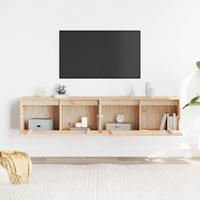 Wandkasten 2 st 80x30x35 cm massief grenenhout - thumbnail