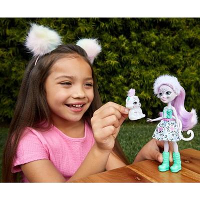 Enchantimals tienerpop Sybill Snow meisjes 15 cm 2 delig Enchantimals tienerpop Sybill Snow meisjes 15 cm 2 delig