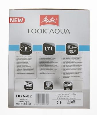 Melitta Look Aqua 1026-02 Waterkoker Zwart