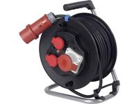 AS Schwabe 10155 Kabelhaspel 25.00 m Zwart CEE-stekker 16 A 5-polig - thumbnail