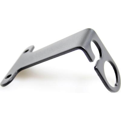 Cortina balhoofd beugel voordrager 26 m jet black matt