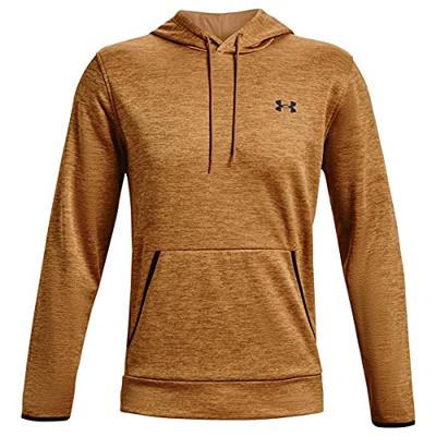 Herenhoodie Under Armour Fleece Twist Bruin - Maat: M