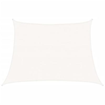 VidaXL Zonnezeil 160 g/m² 4/5x3 m hdpe wit - thumbnail