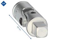 Brilliant Tools BT020906 BT020906 Universeel gewricht Aandrijving 1/4 (6.3 mm) 40 mm 1 stuk(s) - thumbnail