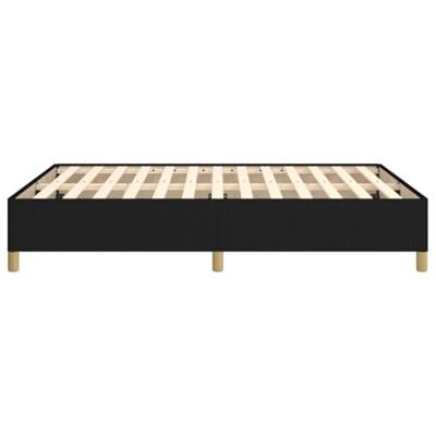 Bedframe zonder matras stof zwart 140x190 cm