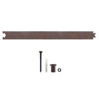 Tussenrail 45cm tbv schuifdeursysteem inclusi - thumbnail