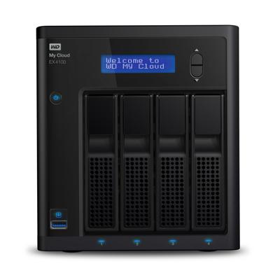 Western Digital My Cloud EX4100 Armada 388 Ethernet LAN Desktop Zwart NAS