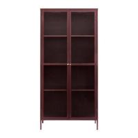 by fonQ Opal Vitrinekast - H 190 cm - Bordeaux - thumbnail