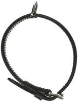 Trixie halsband hond active leer zwart - thumbnail