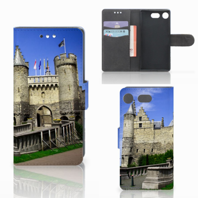 Sony Xperia XZ1 Compact Flip Cover Kasteel Sony Xperia XZ1 Compact Flip Cover Kasteel