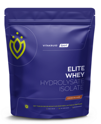 Vitakruid Elite Whey Protein 50% Hydrolysate 50% Isolate - Chocolade Vitakruid Elite Whey Protein 50% Hydrolysate 50% Isolate - Chocolade