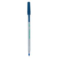 Balpen Bic Ecolutions round stic medium blauw | 60 stuks - thumbnail