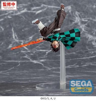 Demon Slayer: Kimetsu no Yaiba Luminasta PVC Figure Tanjiro Kamado Hinokami Kagura Setting Sun Transformation 15 cm