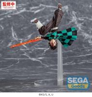 Demon Slayer: Kimetsu no Yaiba Luminasta PVC Figure Tanjiro Kamado Hinokami Kagura Setting Sun Transformation 15 cm - thumbnail