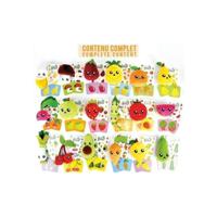 Set van 18 verrassingszakjes - JEMINI - Surprise Market - Fruit- of groenteknuffel +/- 10 cm, stickers en memokaartjes - thumbnail