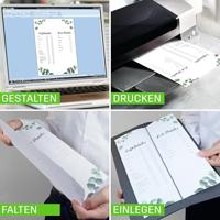Sigel GM100 Drankenmap 1/2 DIN A4 1 stuk(s) Incl. 2 dubbele transparante hoezen voor 8 paginas, Rubberen binding Zwart - thumbnail