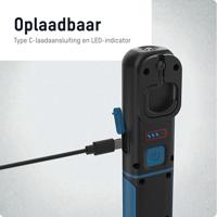 Ansmann 1600-0706 Wiederaufladbare Arbeitsleuchte WL350R Werklamp COB LED werkt op een accu 350 lm - thumbnail