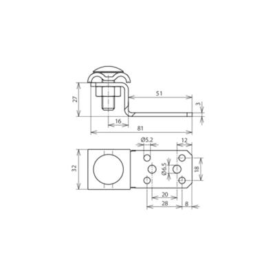 DEHN AL ZF DUL 6.10 B5.2 6.5 L81 AL Montage-accessoires 1 stuk(s)