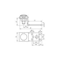 DEHN AL ZF DUL 6.10 B5.2 6.5 L81 AL Montage-accessoires 1 stuk(s) - thumbnail