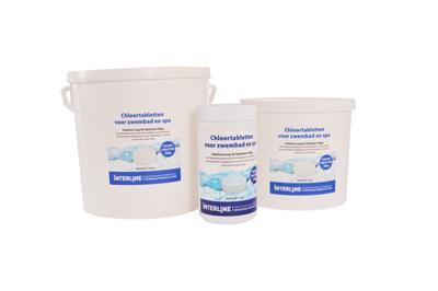 Interline chloortabletten long90 200gram/1kg - thumbnail