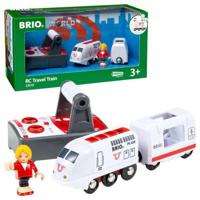 BRIO World Witte RC locomotief met afstandsbediening - thumbnail