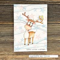 Vaessen Creative • clear stamps rendier 2 14st. - thumbnail
