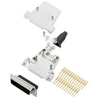 Encitech DTSL25-SJSRG-T-DBCP-K 6355-0089-03 D-SUB Stiftleisten-Set 180° Polzahl: 25 Crimpen 1 pc(s) - thumbnail