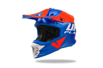 UFO PLAST crosshelm "intrepid helmet interpid l blue/orange