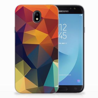Samsung Galaxy J7 2017 | J7 Pro | TPU Hoesje | Polygon Color