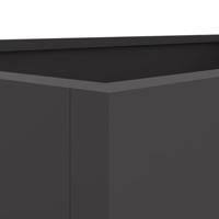 Plantenbak 62x30x29 cm staal zwart - thumbnail