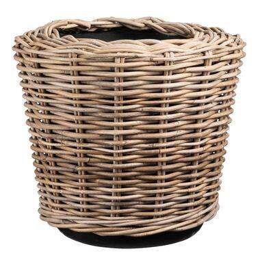 Bloempot Drypot - grijs - 36xØ39 cm