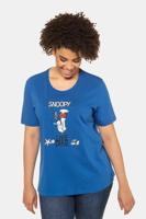 Ulla Popken T-shirt, ronde hals, Snoopy motief - Grote Maten - thumbnail