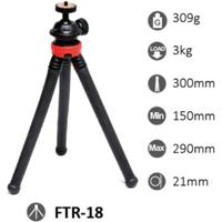 StudioKing flexibel tafelstatief ftr-18 met smartphone adapter - thumbnail